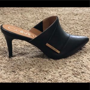 Calvin Klein black high heels